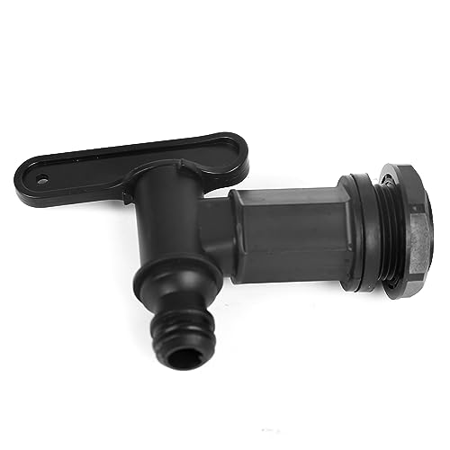 Regentonnen Wasserhahn, Auslaufhahn für Regentonne, Kunststoff Auslaufhahn für Regentonne, Für Eimerfangschalter (Kleine Düse + Kunststoff Draht Schnalle) von ZJT