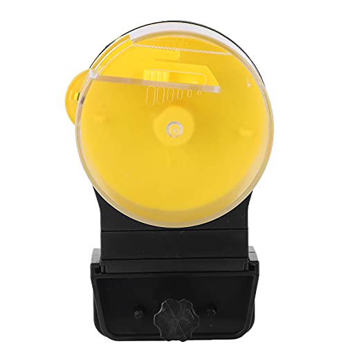 Automatischer Aquarium-Futterautomat, Flexibler Betrieb, Material [vielseitige Futteroptionen] (Yellow) von ZJchao