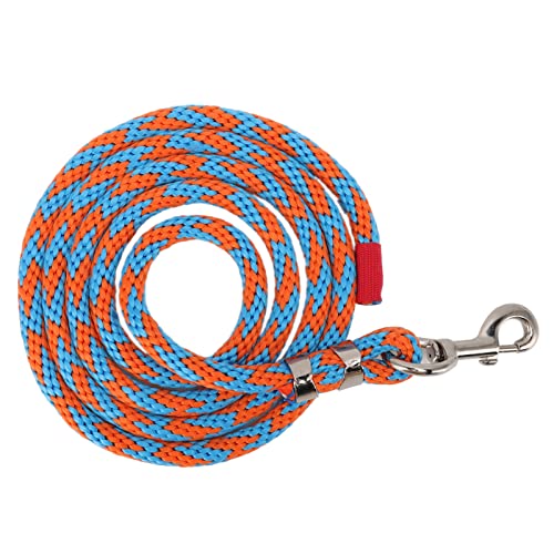 Bleiseile für Pferde, Pferdeseil mit Legierungshaken Verdickter Tragbarer Weich (Blau-Orange) von ZJchao