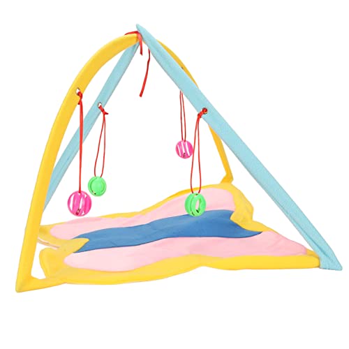 Cat Play Matte, Katzenaktivitätszentrum Puppy -Spielzeug Interactive Play Area Station für Katzen Faltbare Katzenbettzelt mit Hängenden Spielzeugbällen für Katzen, Kätzchen -Übungen, Nickerchen Cat Play Matte, Katzenaktivitätszentrum Puppy -Spielzeug Interactive Play Area Station für Katzen Faltbare Katzenbettzelt mit Hängenden Spielzeugbällen für Katzen, Kätzchen -Übungen, Nickerchen von ZJchao