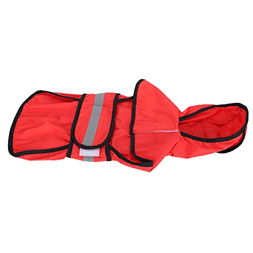 Hund Regenmantel, Hund Regenjacke Reflektierender Hunde Regenmantel Hundemantel Verstellbarer Kapuzeponcho für Kleine Mittelgroßen Großen Hunden und Welpen (S) von ZJchao
