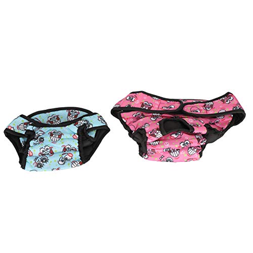 Hund Windeln Weiblich, 2pcs Hundetier Haustier Unterwäsche Hipies Shorts Waschable Hundewindeln Weiblich Weiche Atmungsbezogene Hundehöfe Physiologische Hosen Weibliche Hund Windeln für Kleine (XXL) Hund Windeln Weiblich, 2pcs Hundetier Haustier Unterwäsche Hipies Shorts Waschable Hundewindeln Weiblich Weiche Atmungsbezogene Hundehöfe Physiologische Hosen Weibliche Hund Windeln für Kleine (XXL) von ZJchao