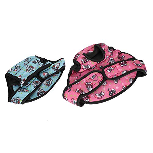 Hund Windeln Weiblich, 2pcs Hundetier Haustier Unterwäsche Hipies Shorts Waschable Hundewindeln Weiblich Weiche Atmungsbezogene Hundehöfe Physiologische Hosen Weibliche Hund Windeln für Kleine (XS) Hund Windeln Weiblich, 2pcs Hundetier Haustier Unterwäsche Hipies Shorts Waschable Hundewindeln Weiblich Weiche Atmungsbezogene Hundehöfe Physiologische Hosen Weibliche Hund Windeln für Kleine (XS) von ZJchao