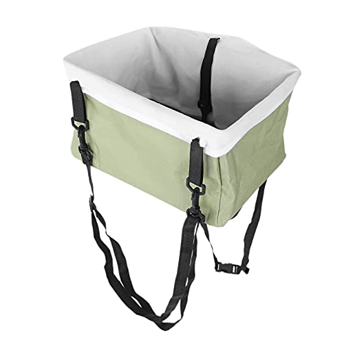 Hundautositz, Hundautositze für Kleine Hunde Welpen Autositz Auto Haustier Tragetasche Tragbarer Reisetasche mit Sicherheitstraktionsgürtel und Decke für Kleine Bis Mittlere Hunde, Welpen (Green) von ZJchao
