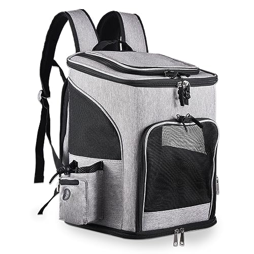 Hunde-Rucksackträger, Stabile Struktur, Cleveres Design, Stärker Tragende, für Große Kleine Katzen und Hunde Welpen Sicherheitsmerkmale und Zurückkolsterten Rücken Hunde-Rucksackträger, Stabile Struktur, Cleveres Design, Stärker Tragende, für Große Kleine Katzen und Hunde Welpen Sicherheitsmerkmale und Zurückkolsterten Rücken von ZJchao