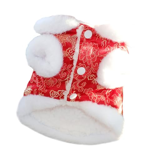Hunde-Wintermantel, Modisch, süß, Bequem, Atmungsaktiv, Warm, Gemütlich, Haustierkleidung Im Chinesischen Stil, Reflektierende Rollkragen-Hunde-Schneejacke, Schneeanzug für Hunde-Wintermantel, Modisch, süß, Bequem, Atmungsaktiv, Warm, Gemütlich, Haustierkleidung Im Chinesischen Stil, Reflektierende Rollkragen-Hunde-Schneejacke, Schneeanzug für von ZJchao