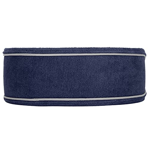 Hundehalsbänder Nutzen Leine, Hundehalsband für Große Hundehundhundkragen mit D -Ringen Atmungsaktiv (S 46 * 4.0CM) von ZJchao