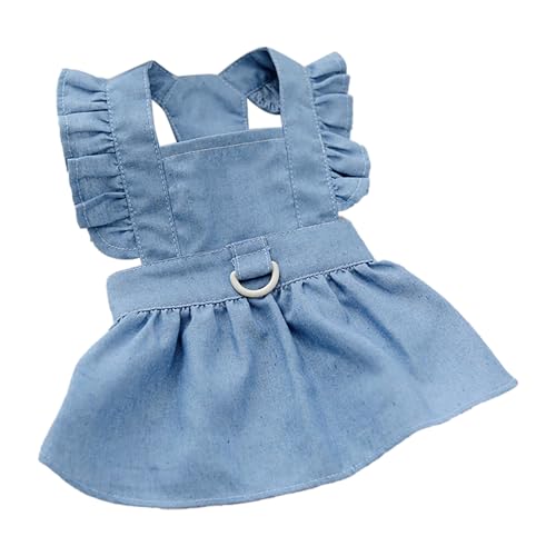 Hundekleid, Welpenkleidung Hundekleidung Kleid für Hunde Seite Reißverschluss Hundekleid Kostüm für Welpen (XL) von ZJchao