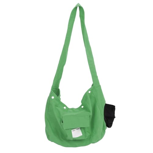Katzenträgerbeutel, Welpe Schlinge Atmungsaktiven Haustier Schulter Messenger Beutel Haustier Sling Tragbare Reise Safe Haustiere für Kleine Hunde Katzen Welpe (Green) von ZJchao