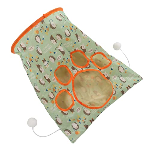 Katzentunnel für Innenkatzen, Spielzeug Tunnel Crinkle -Bag Spielzeug für Katzen Katzen -Tunnel Hamster Spielen Spielzeugkatze Katze Schlafsack Kätzchen Zum Verstecken und Fangen 3 Schichten (grüner Katzentunnel für Innenkatzen, Spielzeug Tunnel Crinkle -Bag Spielzeug für Katzen Katzen -Tunnel Hamster Spielen Spielzeugkatze Katze Schlafsack Kätzchen Zum Verstecken und Fangen 3 Schichten (grüner von ZJchao