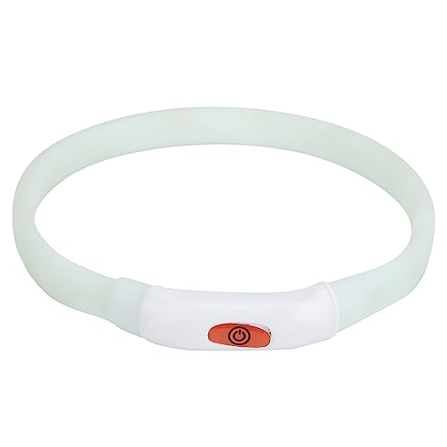 LED Hundekragen Wiederaufladbar, Hunde Walking Hell Verstellbares Glühen in den Dunklen Kragen Leuchten Hundekragen Sicherheitshundlichter für Kleine Mittlere Große Hunde Nacht Laufen (Bunte Lichter) LED Hundekragen Wiederaufladbar, Hunde Walking Hell Verstellbares Glühen in den Dunklen Kragen Leuchten Hundekragen Sicherheitshundlichter für Kleine Mittlere Große Hunde Nacht Laufen (Bunte Lichter) von ZJchao