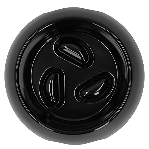 Langsame Feeder Hundeschalen, Hund Langsam Fütterungsschale Hundeschalen Interaktive Fütterung Langsam Down Fressen Anti -Erstärchen Schüssel Langsame Futtermittelkatze Schüssel Bloat Stopp (Black) von ZJchao