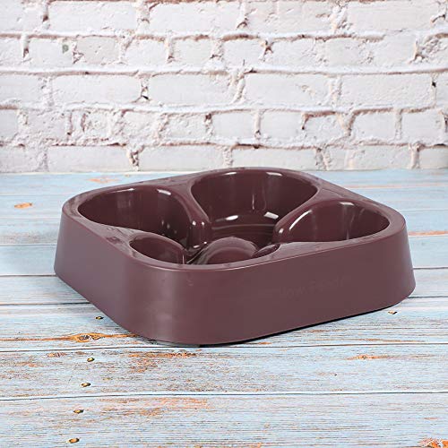 Langsame Wasserschale für Hunde, Katze Slow Feeder Labyrinth Hundefutter Schüssel Hunde Schüssel Langsame Futtermittel -Plastik Anti -Drossel Fütterungsschale für Katzen, Alle Rassen Haustiere, 7,9 von ZJchao