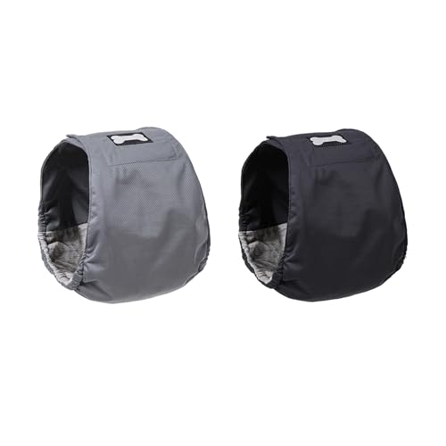 Männliche Hundewindeln, Packung 3PCs Wiederverwendbares Waschbares Männliches Hund Bauchband Atmungsaktiv für Kleine Mittelgroßen Hunde mit Graphen- und Polyesterfaser, XS-2xl (XL) von ZJchao
