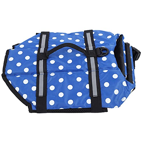 Pet Pet Withable Reflective Pastable Dog Life Jackets, Hochwertiges Oxford -Tuch mit Leuchtenden Farben, für die Schwimmsicherheit, mit Stabilem Etikettsgurt und Leicht zu von ZJchao