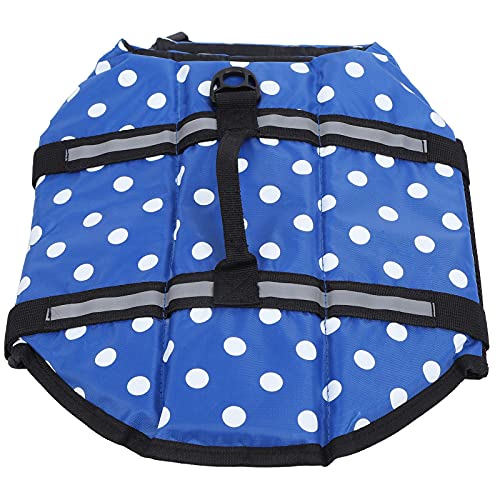 Pet Pet Withable Reflective Pastable Dog Life Jackets, Hochwertiges Oxford -Tuch mit Leuchtenden Farben, für die Schwimmsicherheit, mit Stabilem Etikettsgurt und Leicht zu von ZJchao