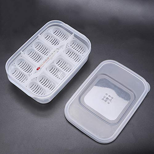 Professionelle Transparente Kunststoff -Gecko Echsen Reptilien Eier Züchtung Inkubator Tablett Hatcher Box für Reptilienzüchtung Inkubation Brüderei Professionelle Transparente Kunststoff -Gecko Echsen Reptilien Eier Züchtung Inkubator Tablett Hatcher Box für Reptilienzüchtung Inkubation Brüderei von ZJchao