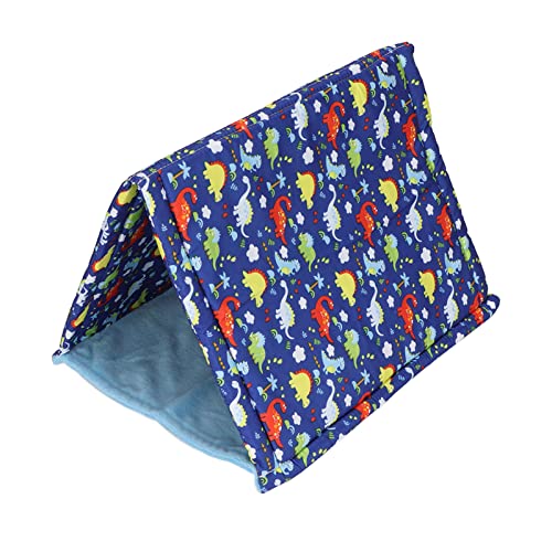 Reptilien-Zeltbett, Weich, Warm, Cartoon-Muster, Maschinenwaschbares Versteck für Bartagamen, Eidechsen, Meerschweinchen, mit Weichem Polyester, Flanell und Schwamm, ca. 30 X 27 Reptilien-Zeltbett, Weich, Warm, Cartoon-Muster, Maschinenwaschbares Versteck für Bartagamen, Eidechsen, Meerschweinchen, mit Weichem Polyester, Flanell und Schwamm, ca. 30 X 27 von ZJchao