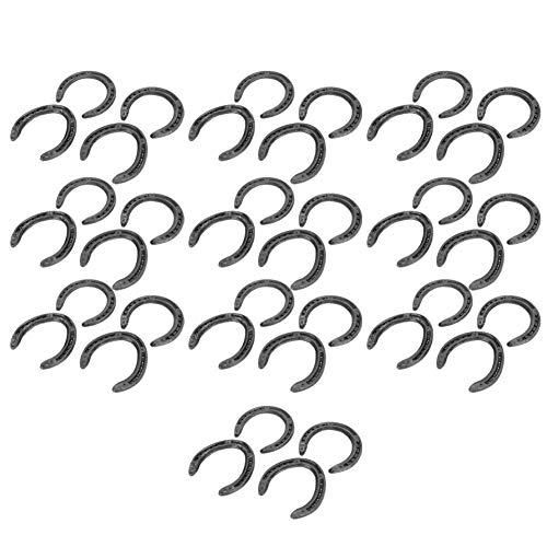 ZJchao , Pferdeschuhe Hufeisendekor 10 Paaren Schmieden Q235 Stahl -Kit Training Pferderennen Reiten -Accessoire für Pferde, Kunsthandwerk, Dekorationen und Hinterhofspiele von ZJchao