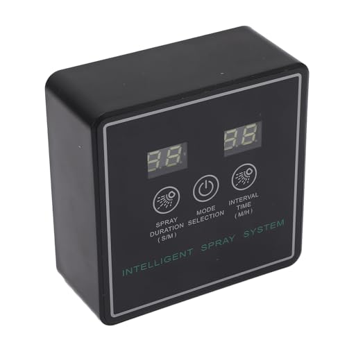 ZJchao 360 Grad Einstellbares Reptil, Reptile, Fogger Smart Spray System Automatischer Timing -Luftbefeuchter mit 2 Düsen 5m Schlauch für Terrarium Lizards Schlangen Frösche ZJchao 360 Grad Einstellbares Reptil, Reptile, Fogger Smart Spray System Automatischer Timing -Luftbefeuchter mit 2 Düsen 5m Schlauch für Terrarium Lizards Schlangen Frösche von ZJchao