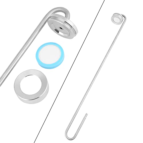 ZJchao CO2 -Diffusor -Aquarium Edelstahl CO2 -Diffusor oder 1 Atomisierungsdüse Atomisierungsdüse Wasserrohr Bubbler mit Seiner Effizienten (L Matte Cup 400) von ZJchao