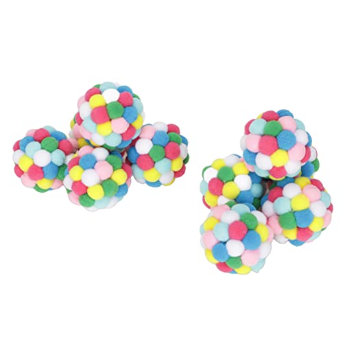 ZJchao Cat Pom Pom Bälle, Fuzzy -Bälle für Katzen 10pcs Weiche Bunte Katzenspielzeugspielzeugkatze Interaktives Spielen Kauspielzeug für Innenkatzen und Kätzchen, Niedliche Kätzchenkitty Toys ZJchao Cat Pom Pom Bälle, Fuzzy -Bälle für Katzen 10pcs Weiche Bunte Katzenspielzeugspielzeugkatze Interaktives Spielen Kauspielzeug für Innenkatzen und Kätzchen, Niedliche Kätzchenkitty Toys von ZJchao