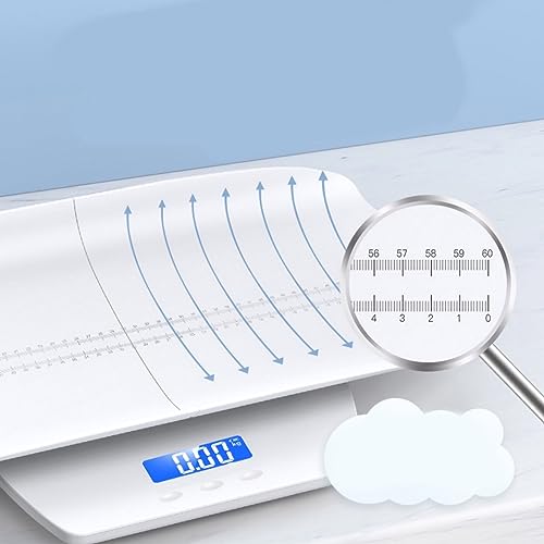 ZJchao Digitale Babywaage, Multifunktional, Höhe, Gewicht, Elektronische Waage für Neugeborene, Kleinkinder, Split-Typ, U-Nut, ABS ZJchao Digitale Babywaage, Multifunktional, Höhe, Gewicht, Elektronische Waage für Neugeborene, Kleinkinder, Split-Typ, U-Nut, ABS von ZJchao