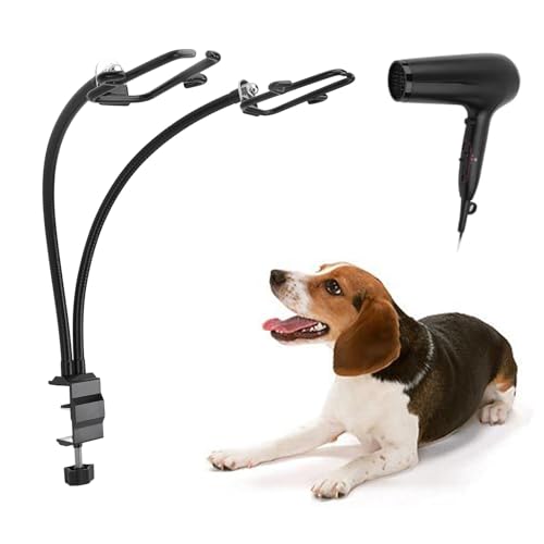 ZJchao Edelstahl-Freisprech-Haartrocknerhalter, Rostfreier, Verstellbarer Dritter Armständer für den Hundepflegetisch ZJchao Edelstahl-Freisprech-Haartrocknerhalter, Rostfreier, Verstellbarer Dritter Armständer für den Hundepflegetisch von ZJchao