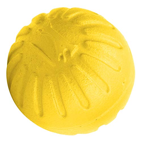 ZJchao Eva-Hundeballspielzeug, Zähneknirschen, Druckentlastung, Linderung von Langeweile, Geeignet Zum Spielen Im Freien, Bissfest, Gute Interaktion mit Ihrem Haustier, aus (Yellow) von ZJchao