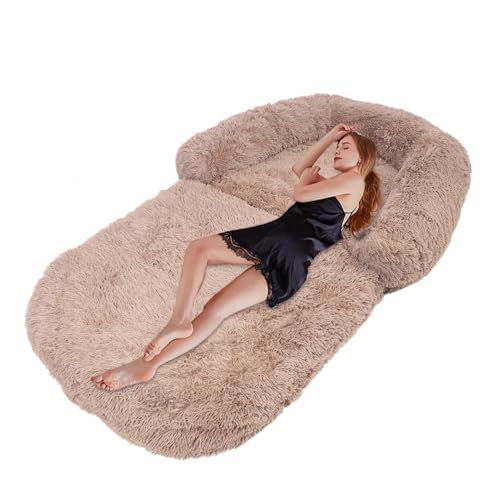 ZJchao Großes Menschliches Hundebett, rutschfeste Unterseite, Weich und Atmungsaktiv, Ergonomisches Design, Ideal für den Innen- und Außenbereich, Besonders Geräumig, Robuste Gurte für ZJchao Großes Menschliches Hundebett, rutschfeste Unterseite, Weich und Atmungsaktiv, Ergonomisches Design, Ideal für den Innen- und Außenbereich, Besonders Geräumig, Robuste Gurte für von ZJchao