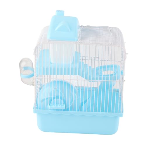 ZJchao Hamster Home 2 Tier Hamster Cage Großer Raum, Gute Belüftung, Hamster, Meerschweinchen, Kaninchen, Goldene Bären und Andere Kleine Tiere Geeignet von ZJchao
