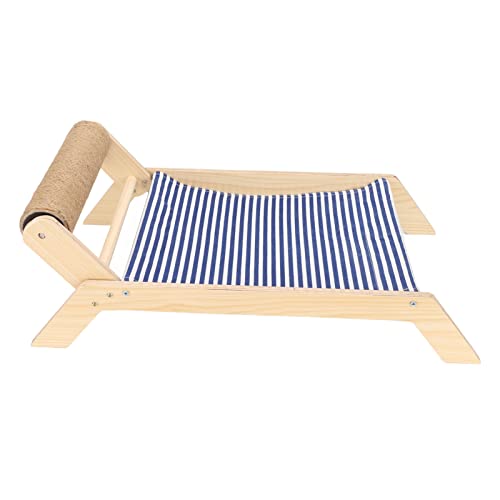 ZJchao Hölzernes Katzenhängematten-Hochbett, Ruheplatz für Alle Jahreszeiten, Schüttelfester Schaukelstuhl mit Kratzbaum, Minimalistisches Design, Hochwertige Materialien, für die ZJchao Hölzernes Katzenhängematten-Hochbett, Ruheplatz für Alle Jahreszeiten, Schüttelfester Schaukelstuhl mit Kratzbaum, Minimalistisches Design, Hochwertige Materialien, für die von ZJchao