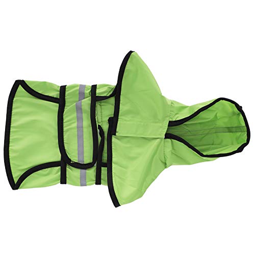 ZJchao Hund Regenmantel, Hund Regenjacke Reflektierender Streifen Polyester PETTE REGE Cape Jacke Atmungsaktives Kapuzenponcho Regenmantel Jacke Hunde für Kleine Mittelgroße Hunde und Welpen (#3) von ZJchao