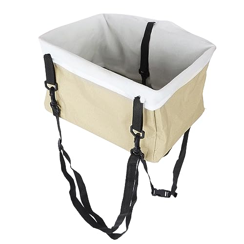 ZJchao Hundautositz, Welpenwagen Autositz Haustierträgerbeutel Tragbarer Reisetasche Hundewagen Mittelgroßer Hund mit Sicherheitstraktionsgürtel und Decke für Kleine Bis Mittlere Hunde, Welpen (Beige) ZJchao Hundautositz, Welpenwagen Autositz Haustierträgerbeutel Tragbarer Reisetasche Hundewagen Mittelgroßer Hund mit Sicherheitstraktionsgürtel und Decke für Kleine Bis Mittlere Hunde, Welpen (Beige) von ZJchao
