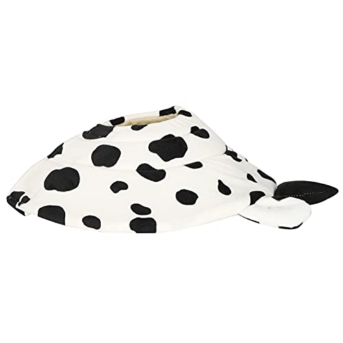 ZJchao Hundekegelkragen, Weiche Katzenkegelkatze Donut Kragen Kuh Form Schutzkatze Halskegel Verstellbares Haustier Elizabethaner Kragen für Katzen Kätzchen und Welpen, Katzenkegel Alternative (L) von ZJchao