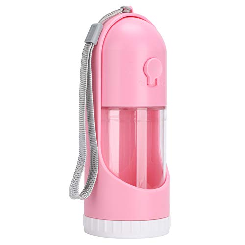 ZJchao Hundewasserschüssel -Spender, Tragbare Hundwasserflasche mit Trinkfutter. (Versenkbares Wasserbecherpulver) von ZJchao