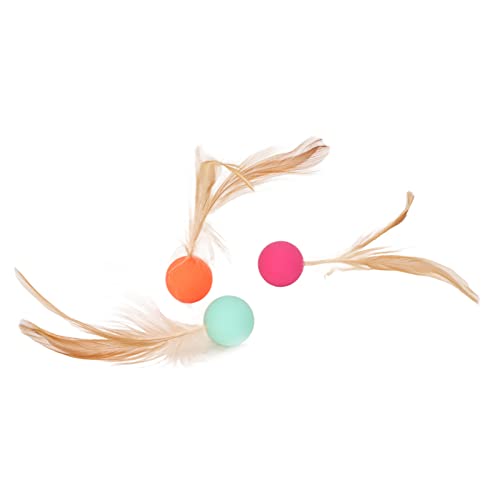 ZJchao Katzen Teaser Ball, Katzen -Spielzeugkugeln 3pcs Katzen Bouncy Ball Cat Bälle Interaktive Weiche Flexible Katze Bälle für Kätzchen Katzen Kleine Hunde Welpen Doggies Indoor ZJchao Katzen Teaser Ball, Katzen -Spielzeugkugeln 3pcs Katzen Bouncy Ball Cat Bälle Interaktive Weiche Flexible Katze Bälle für Kätzchen Katzen Kleine Hunde Welpen Doggies Indoor von ZJchao