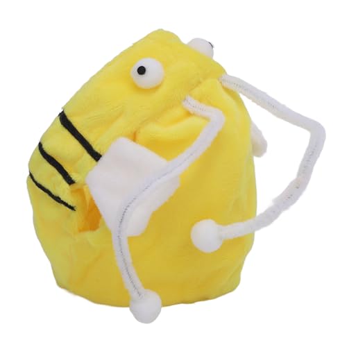 ZJchao Katzenkopf-Teaser-Stick aus Superweichem Stoff, Interaktives Katzenspielzeug, Teaser-Hut, Geeignet für Hälse von 24–30 cm, Hält Katzen Beschäftigt und Aktiv von ZJchao