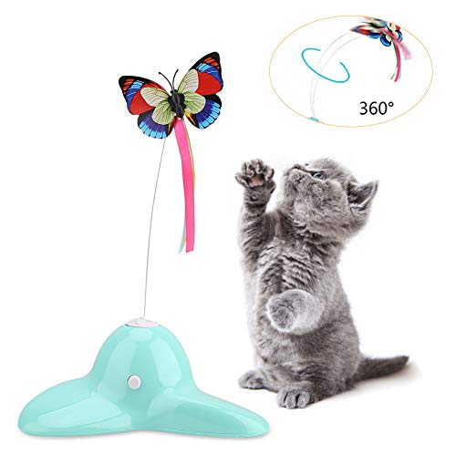 ZJchao Katzenspielzeug für Innenkatzen, Fliegender Vogel für Katzen Elektrische 360 Grad Rotierende Katzen Teaser Spielzeug Bird Toy Luminous Automatic Kätzchen Spielzeug Innenkatzen ZJchao Katzenspielzeug für Innenkatzen, Fliegender Vogel für Katzen Elektrische 360 Grad Rotierende Katzen Teaser Spielzeug Bird Toy Luminous Automatic Kätzchen Spielzeug Innenkatzen von ZJchao