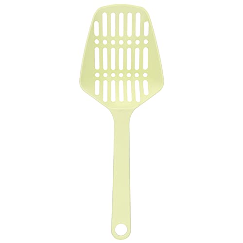 ZJchao Katzenstreu Schaufel, Pooper Schaufel Kunststoffstreu Sifter Kitty Litter Scoop Large Katzenstrauder - - Werkzeug mit Rückenhaken Haustier Vorräte für Katzen, 13,4x4,7in (Green) von ZJchao
