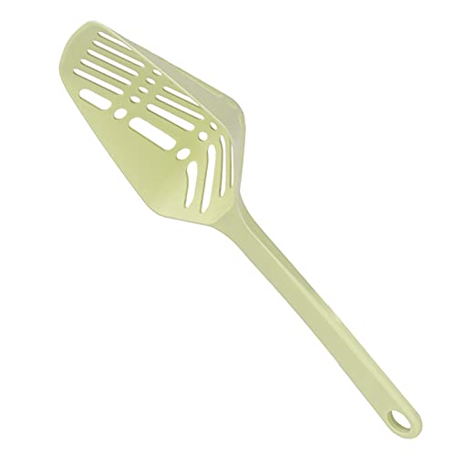ZJchao Katzenstreu Schaufel, Wurf Schaufel Pooper Plastikstreu Sifter Scoop Large Katzenstrauder - - Werkzeug mit Rückenhaken Haustier Vorräte für Katzen, 13,4 X 4,7 Zoll (Green) von ZJchao