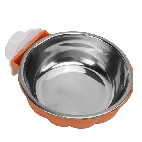 ZJchao Meerschweinchenwasserschale, Hundekiste Schüssel Hängende Käfigschalen Coop Tasse Abnehmbare Haustierfutter Schüssel Edelstahl Hundehund für Haustier Welpe Vogel Ratte Meerschweinchen (4) von ZJchao