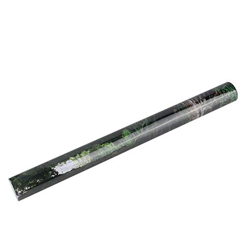 ZJchao PVC-Klebstoff Riverway Green Woods Aquarium Hintergrund Aufkleber Fischtank Dekoration Einfach Befestigen Transparente Realistische Farben wasserdichte Nicht-verabreicht von ZJchao