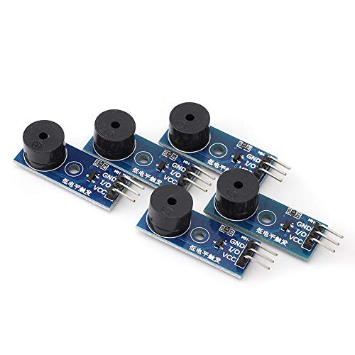 ZJchao Passives Summermodul, 5 PCs Summer -Taste -Taste Modul Piezo Summer Low Level Actuator Sound Modul 3.3~5V Pin Steuerung von ZJchao