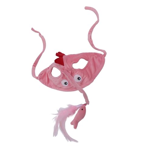 ZJchao Pink Dinosaurier Kopf Montiertes Katzen Teaser Zauberstab Spielzeug für Interaktive Spielzeit ZJchao Pink Dinosaurier Kopf Montiertes Katzen Teaser Zauberstab Spielzeug für Interaktive Spielzeit von ZJchao