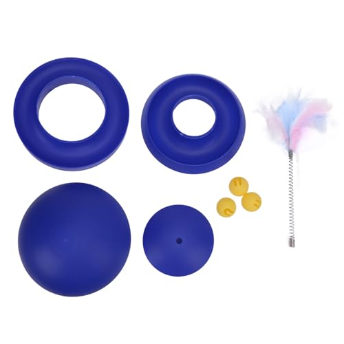 ZJchao Puzzle -Kätzchen -Übungsspielzeug, Plattenspieler Katzenspielzeug, Interaktives Automatisches Ballspielzeug mit Rotierenden Mechanismus, Fesselnde Ablenkung für Katzen, Gebaut ZJchao Puzzle -Kätzchen -Übungsspielzeug, Plattenspieler Katzenspielzeug, Interaktives Automatisches Ballspielzeug mit Rotierenden Mechanismus, Fesselnde Ablenkung für Katzen, Gebaut von ZJchao