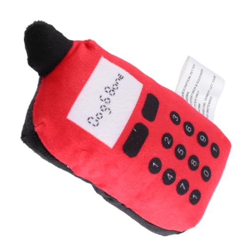 ZJchao Quietschendes, Weiches und Ungiftiges Plüsch-Kauspielzeug für Haustiere Zur Zahnreinigung und Spaß, Interaktives Hundebeißspielzeug in Handyform mit Sound, Zum Spielen Allein zu ZJchao Quietschendes, Weiches und Ungiftiges Plüsch-Kauspielzeug für Haustiere Zur Zahnreinigung und Spaß, Interaktives Hundebeißspielzeug in Handyform mit Sound, Zum Spielen Allein zu von ZJchao