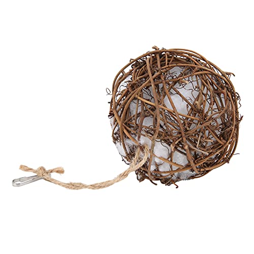 ZJchao Rattan Ball Spielzeug für Vögel Handgefertigtes Kauenspielzeug mit Baumwoll 3,9 -Zoll -Vogel -Rattan -Ball für Papageien Cockatiels Zum Bissspiel Langeweile Langeweile ZJchao Rattan Ball Spielzeug für Vögel Handgefertigtes Kauenspielzeug mit Baumwoll 3,9 -Zoll -Vogel -Rattan -Ball für Papageien Cockatiels Zum Bissspiel Langeweile Langeweile von ZJchao