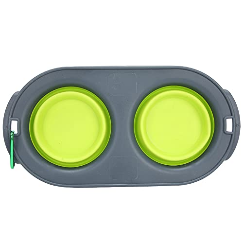 ZJchao Reiseschalen, Faltbare Doppelte Haustiernahrung Wasserversorgungswater Tragbare Hundeschale Tragbare Haustierklappschale Wasserschale für Hund für Haustier Gehen, Reisen, Wandern, Campen, ZJchao Reiseschalen, Faltbare Doppelte Haustiernahrung Wasserversorgungswater Tragbare Hundeschale Tragbare Haustierklappschale Wasserschale für Hund für Haustier Gehen, Reisen, Wandern, Campen, von ZJchao