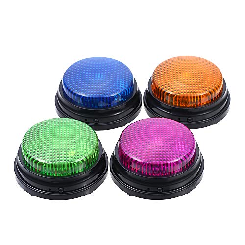 ZJchao Schaltflächen, Aufzeichnende Gesprächstaste, LED -Licht, Hundeknöpfe für Kommunikationshundknöpfe mit Seinen Multifunktionalen Funktionen für Personalisierte Nachrichten oder ZJchao Schaltflächen, Aufzeichnende Gesprächstaste, LED -Licht, Hundeknöpfe für Kommunikationshundknöpfe mit Seinen Multifunktionalen Funktionen für Personalisierte Nachrichten oder von ZJchao